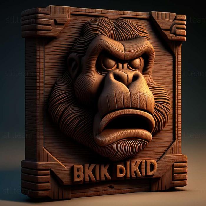 3D model Donkey Kong Jrgame (STL)
